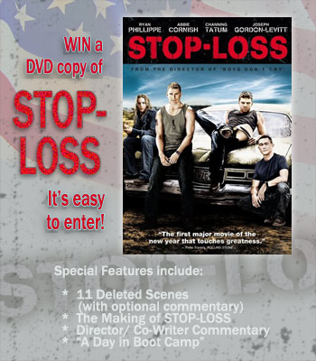 STOP-LOSS - DVD Giveaway!
